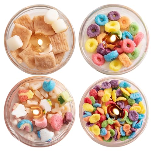 Mini Mix Funny Cereal Bowl Scented Candles (4pcs)
