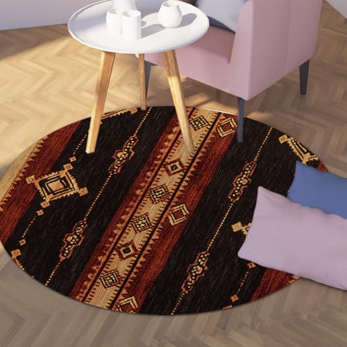 Tapis rond antidérapant et lavable : la solution douce pour sols glissants - 3