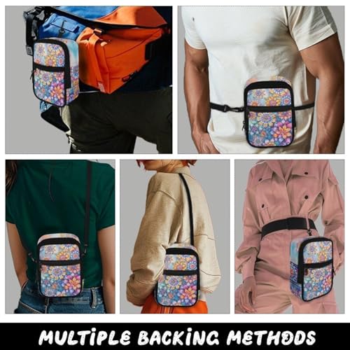 Crossbody Bag for Women Classic Men Sling Bag Trendy Shoulder Bag with Zipper Portable Casual Handbag for Business4