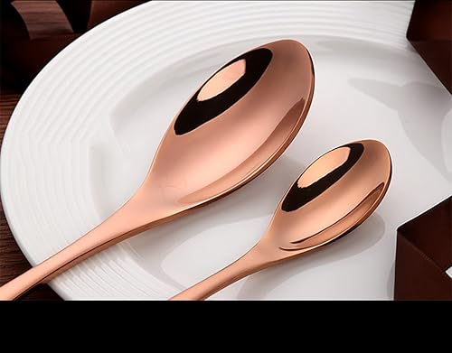 Miniatura 2 de Juego de cubiertos plateados para 8, juego de cubiertos de 32 piezas, incluye cuchillo, tenedorcuchara, reutilizable, juego de cubiertos de acero