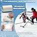 FULEIYA Plasti Ice Rink Liner for Backyard Ice Rink Kit Liner - 6Mil HDPE Plastic Sheeting Hockey Rink Liner with a Waterproof Repair Patch Tape, Backyard Rink Tarp, Grey, 26 x 33 Ft