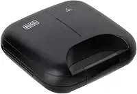 BLACK+DECKER Grill Elétrico e Máquina de Waffle 2 em 1, Sanduicheira Grill com Chapas Antiaderente, Ideal para Waffles, Carnes e Outros Alimentos, Modelo GW750, 220V