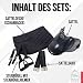 PFIFF 103106 Sattelset für Shettys oder Holzpferde, Komplettset, Kindersattel, Schwarz
