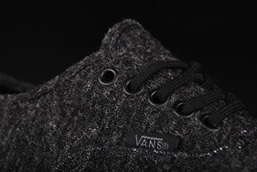 Vans Vans Authentic Slim Sneakers (Jersey) Black/True White Womens 9.5