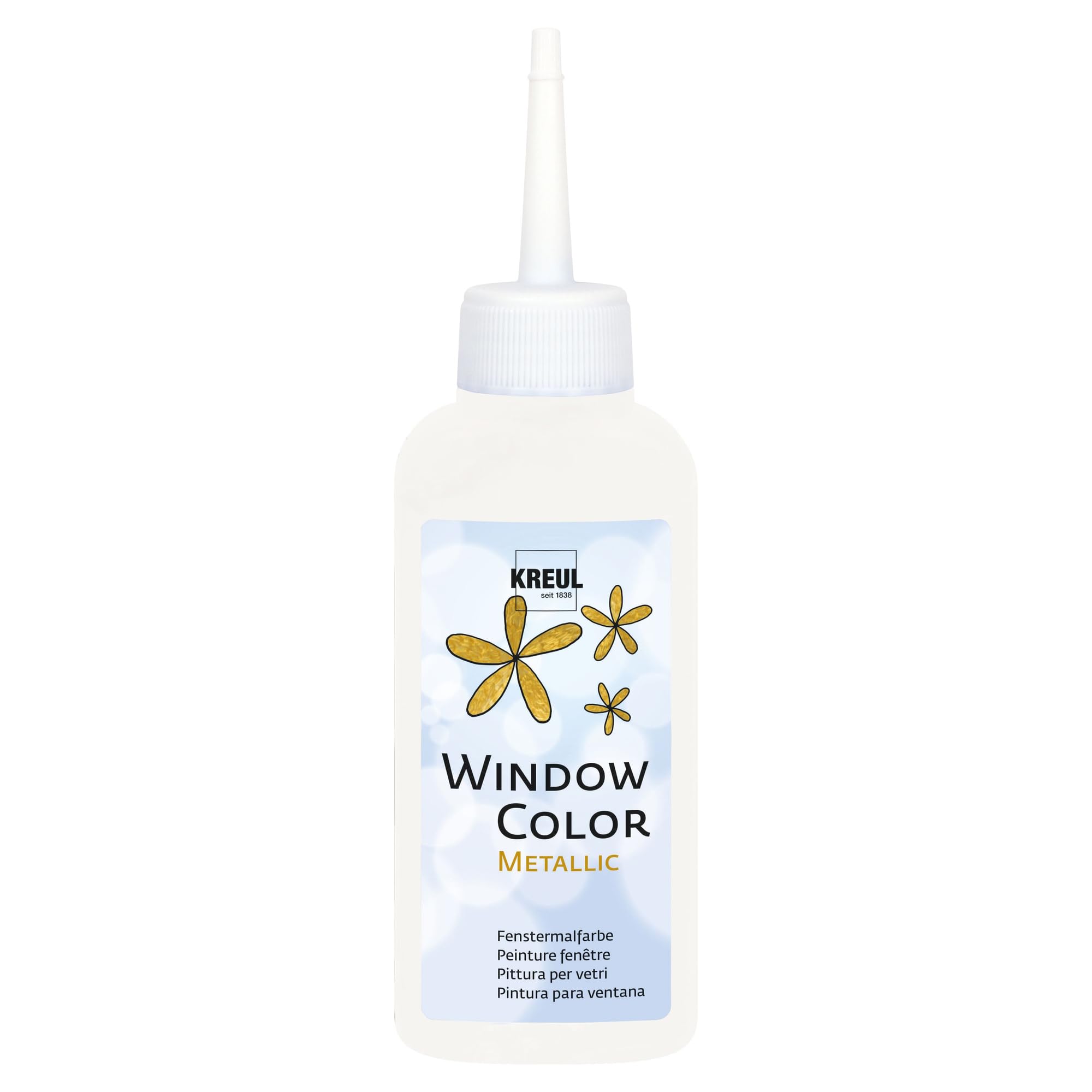 Kreul Window Color, 80 ml Weiß irisierend