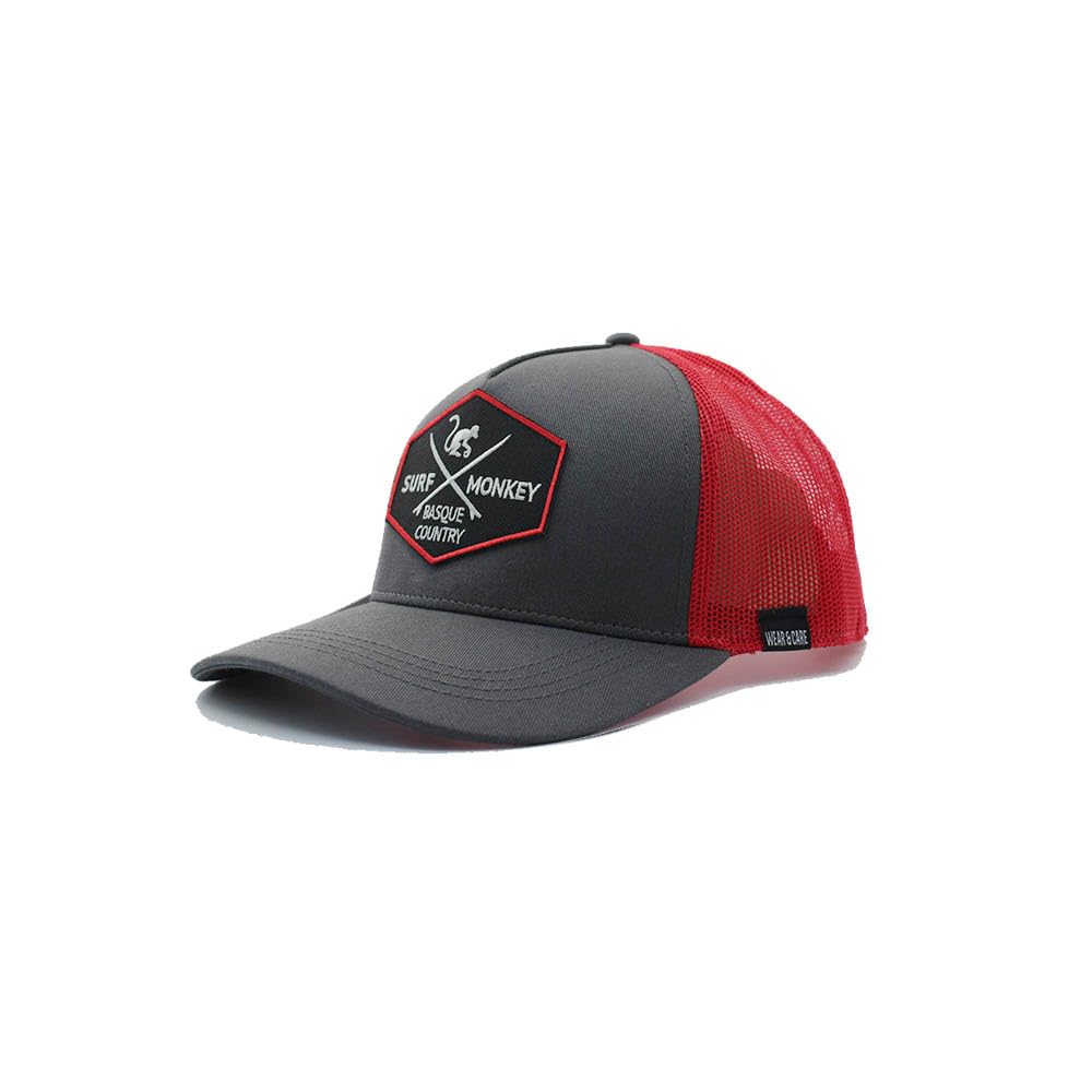 Surf Monkey | Regulowana czapka z daszkiem Origins Trucker - Bawełna organiczna - Jeden rozmiar