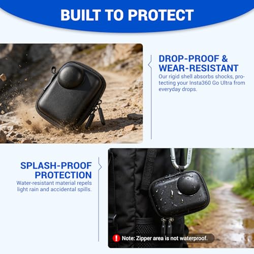 Estuche de transporte Aurivor para cámara Insta360 Go Ultra miniatura 3