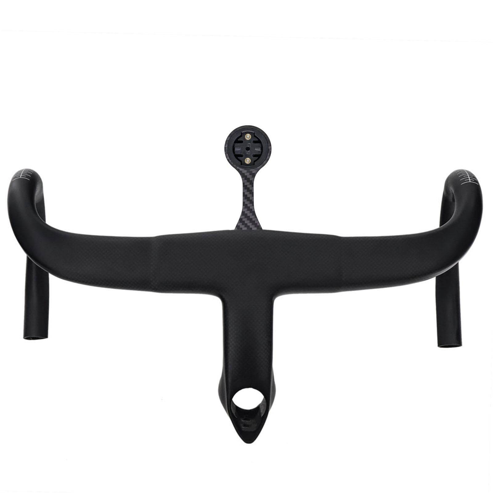 2 set di supporto anteriore per bici GPS Computer Ciclismo MTB Stem Holder Camera Staffa In Fibra di Carbonio Lunghezza 120mm