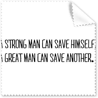 Strong Or Great Man Description Cleaning Cloth Phone Screen Glasses Cleaner 5pcs