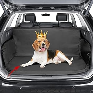 WALSER kofferbakbekleding Caesar, kofferbakmat met zijbescherming, universele kofferbakbescherming, auto hondendeken, waterafstotende kofferbakmat