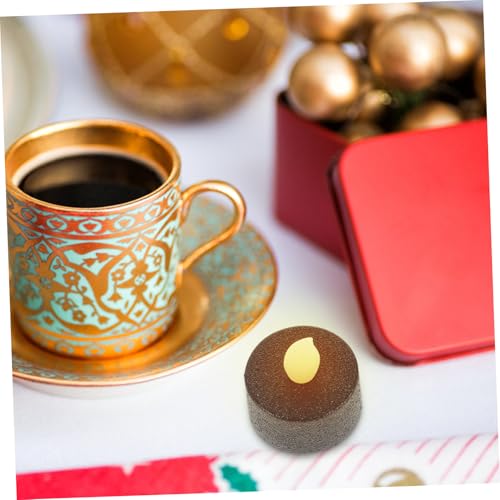 Luces LED decorativas tipo velas eléctricas sin llama de luz cálida 4
