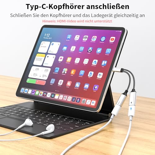 MOGOOD USB CスプリッタUSB CからUSBCマザーアダプタUSBC Yスプリッタケーブル（ディスプレイには適さない）Cオスから2 CバスバーまでのデュアルCタイプポートハブCタイプ充電スプリッタアダプタはMac、Xbox One、ノートパソコンに適している