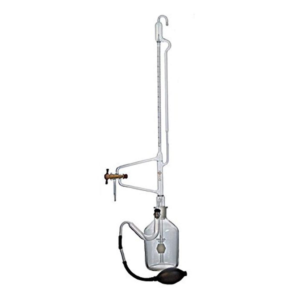 Kimble 17124F50 50mL Precision Bore Automatic 3Way PTFE Stopcock