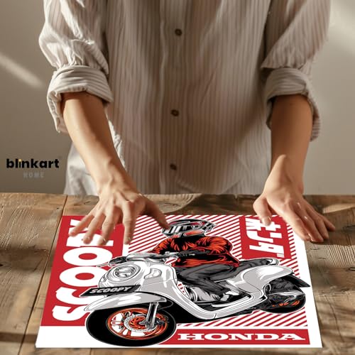 Image of BLINKART Honda ScoopyCar Posters Sticker Gift Items for Boys Room Wall Decor || Comes with Double-Sided Tape|| Decoration Bedroom Living Room Office Studio Decor | 12x18 In (A3) - CAR-254