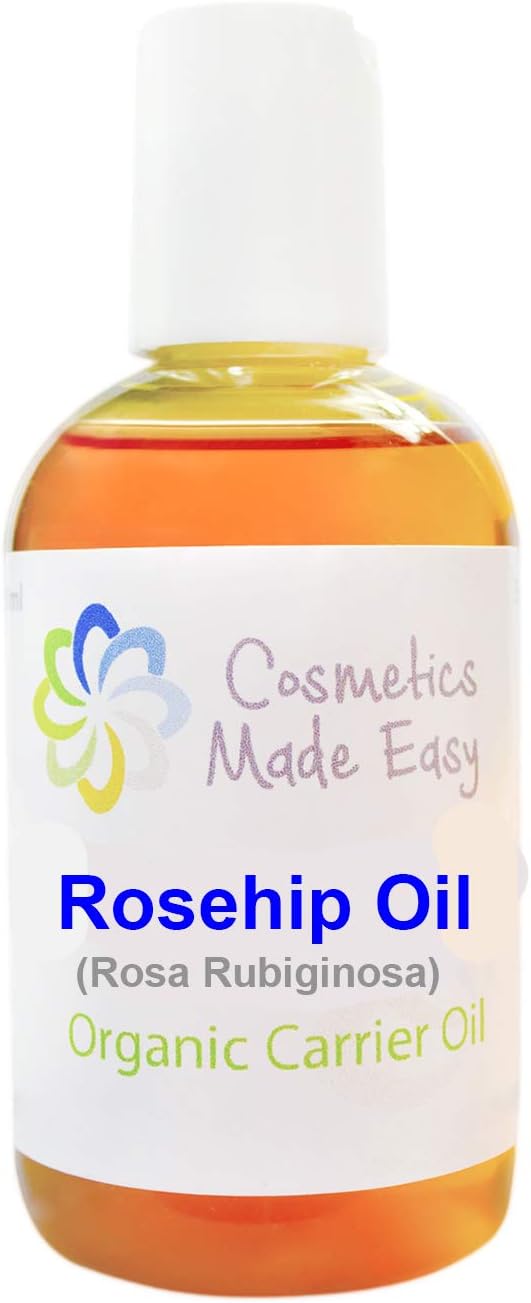 Cosmetics Made Easy Rosehip Seed Oil (Rosa Rugibinosa) - Pure, Cold Pressed, Virgin - 500ml