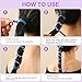 THJ 2.5mm Tangle Free Hair Ties for Thin Long Hair Elastic Spiral Ponytail Holders Wrap Hair Ties for Sports Running Motorcycle Riding 16