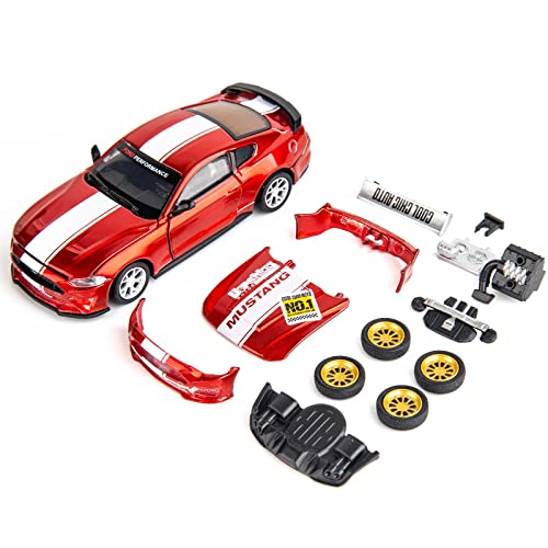 Modelo Ford Mustang 1:42, kit armable para niños miniatura 1