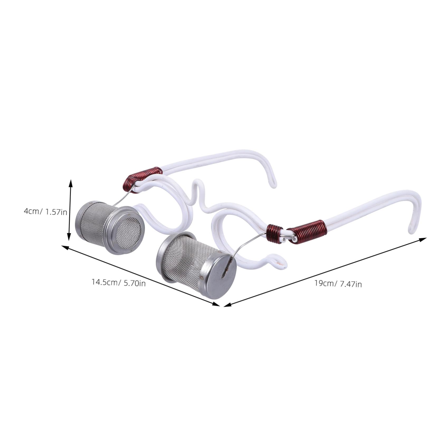 Aparato De Moxibustión Ocular De Nogal, Dispositivo Portátil De Moxibustión Caliente Para Ojos, De Gafas De Moxa, Tamaño Pequeño Para Uso Doméstico y Alivio Del Dolor Ocular