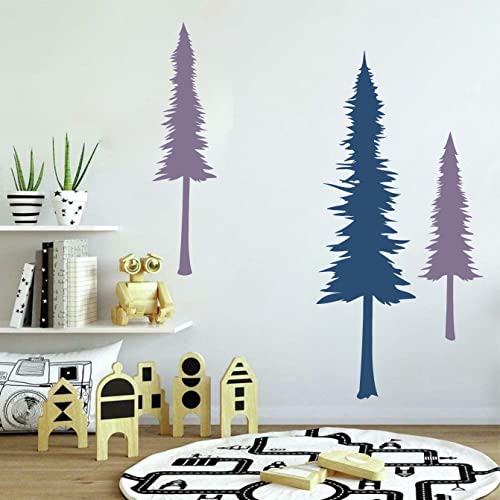 Vinilo Decorativo Árbol de Pino Grande para Pared miniatura 3