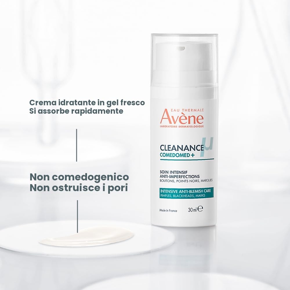 Eau Thermale Avène Cleanance - Comedomed+ Trattamento Intensivo Quotidiano Anti-Imperfezioni, 30ml