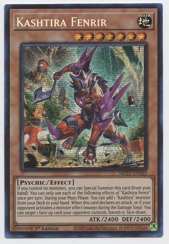 Yu-Gi-Oh! Kashtira Fenrir - MP23-EN163 - Prismatic Secret Rare - 1st Edition
