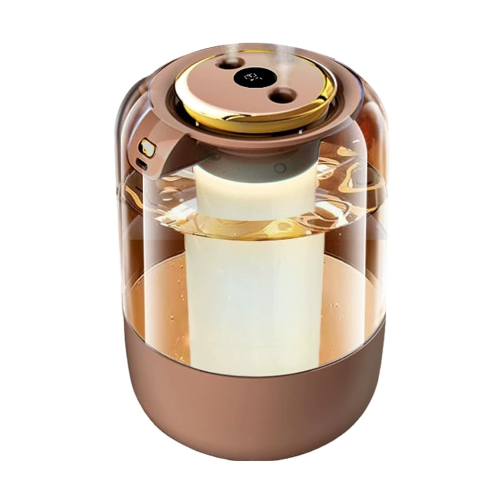 Hndhbfgrt Large Capacity 2L Air Humidifier USB Powered Home Mist Diffuser with Remote Control Timer Aroma Function for Bedroom A
