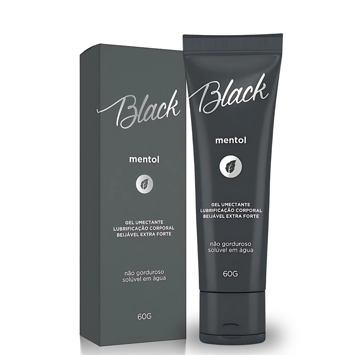 Gel Beijável Black Mentol Extra Forte 60g Referescante Efeito