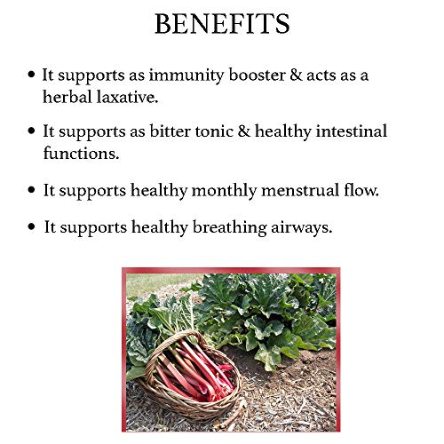 image for Indian Rhubarb (Rheum Emodi), Supports as Immune Booster & Laxative by