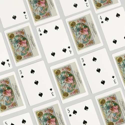 Lantern Press Allegro Brand Baraja de 52 Cartas Tamaño Poker miniatura 4
