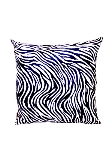 13Casa-Zebra-Coussin Dim. 40 x 40 cm-Polyester Noir et Blanc Cover