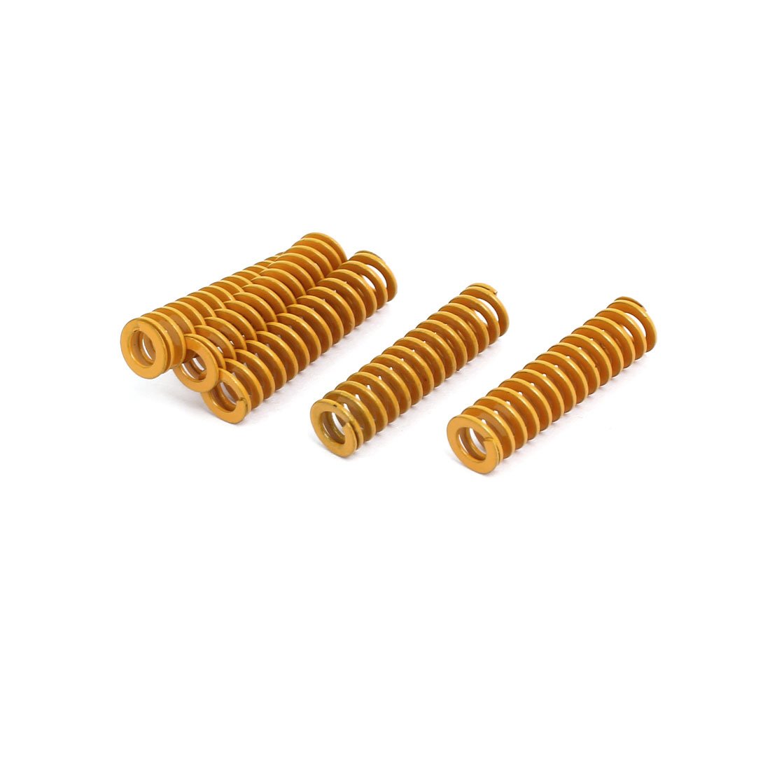 Aexit 8mm ( Parts) Outer Dia 30mm Length Lightest Load Compression Mould Die Spring (28ry843qf588) Yellow 5pcs