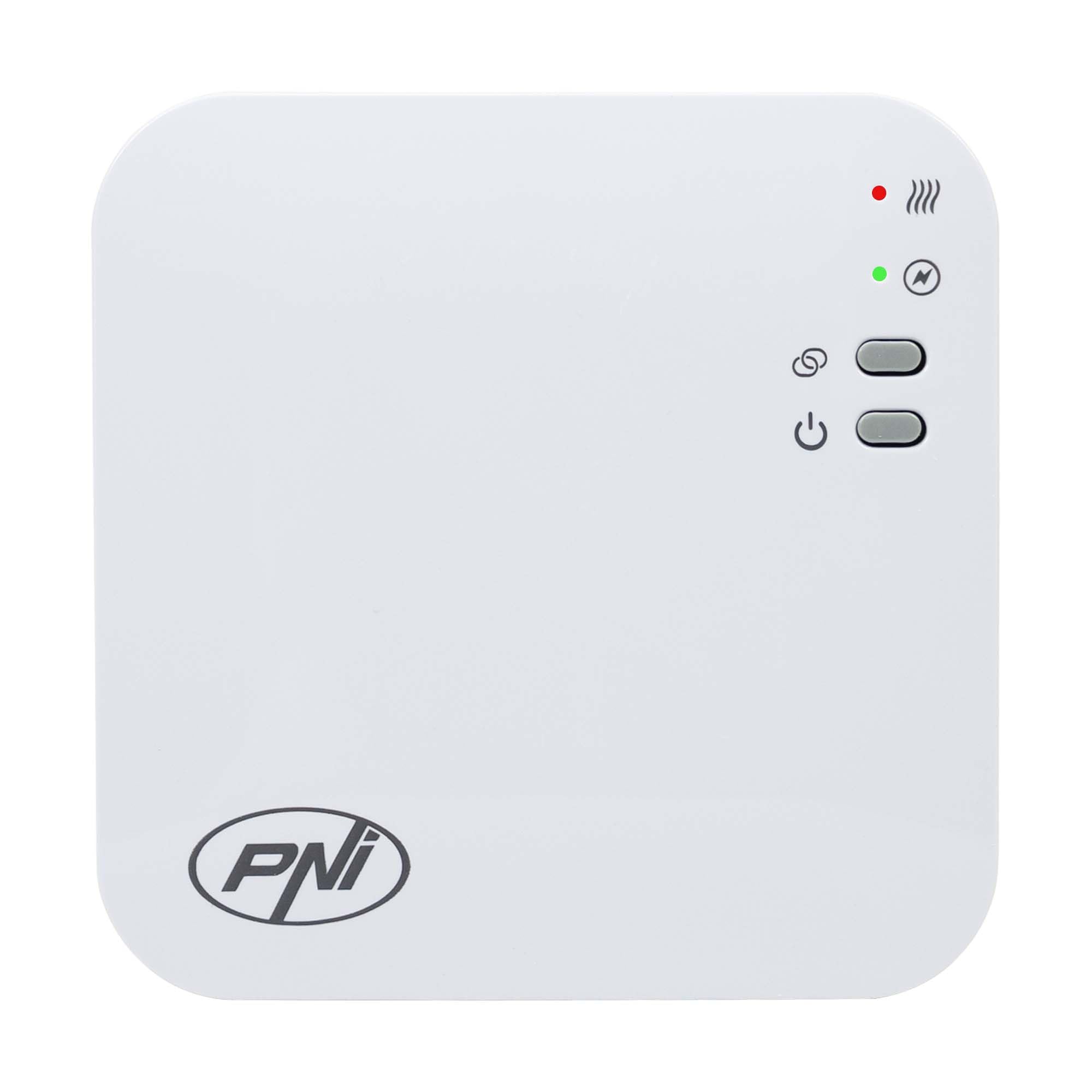 PNI CT40 PRO Termostato senza fili, con WiFi, per sistemi di riscaldamento, 4 programmi giornalieri, manuale, modalità economica, controllo tramite Tuya Smart, ABS, bianco