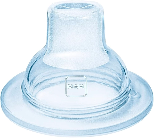MAM Baby 1 Bocal Extramacio Para Copos De Transição de Silicone SkinSoft para Crianças 4+ Meses, Transparente