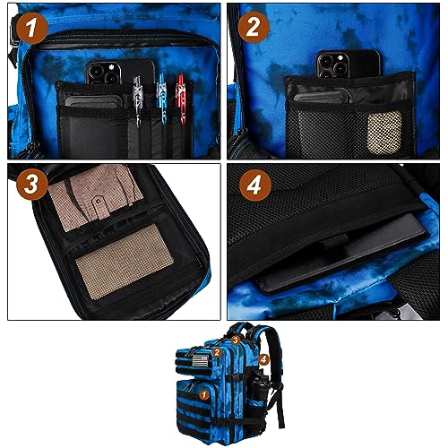 Image of LHI Tactical Military Backpack for Men and Women 25L /35L Army Assault Pack Bag Small Rucksack with Bottle Holder