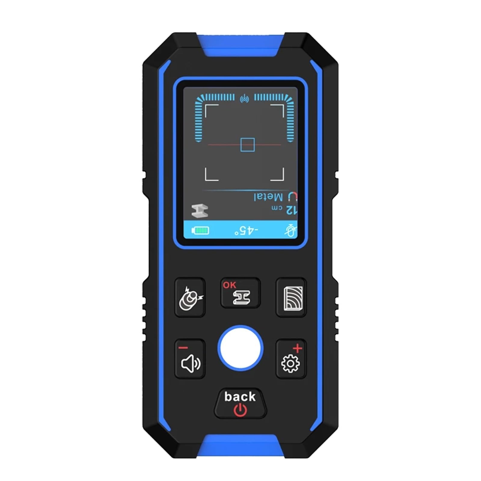 Escáner de Pared, Detector de metales de pared con pantalla LCD, rastreador de cables, buscador de madera y metal for construcción