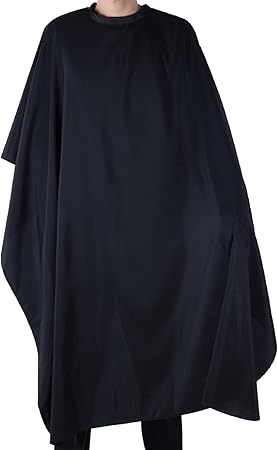 Salon Cheveux Coupe Robe Barber Cape Tissu Noir Amazon Fr Beaute Et Parfum