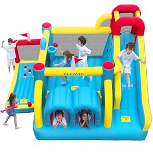 ELEMARA 7 in 1 Big Inflatable Bounc...