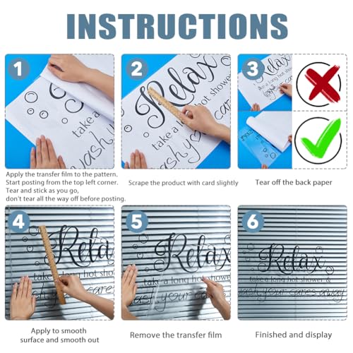 SUPERDANT Relax Shower Door Decals for Dorm Take A Long Hot Shower Quotes Wall Art
| SUPERDANT Bath Wall Sticker Vinyl Bathroom Stickers for Shower Doors Quotes Wall Art
| SUPERDANT Bathroom Wall Decals for Take A Long Hot Shower Quotes Wall Art DIY