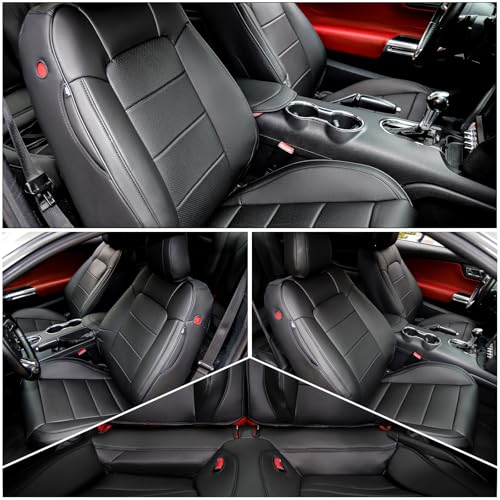 Image of for Ford Mustang Seat Covers Custom Fit Hardtop Coupe 2015-2026