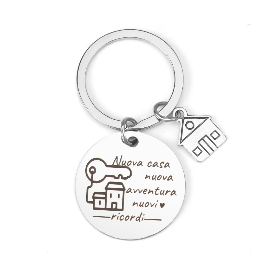 Regalo Casa Nuova - Candelabri A Cuore In Legno Con Tea Light, Auguri 'Nuova Casa Nuova Avventura'