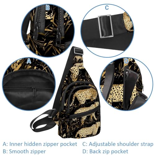 Mochila cruzada pequeña multicolor 18 con estampado de flores de gato 4