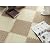 Soft Interlocking Carpet Tiles,11.6 Sq. Ft. Cotton Linen Foam Puzzle Floor Mat,Floor Area Rugs for All Seasons,12x12 Inch(Color:Plaid 2)
