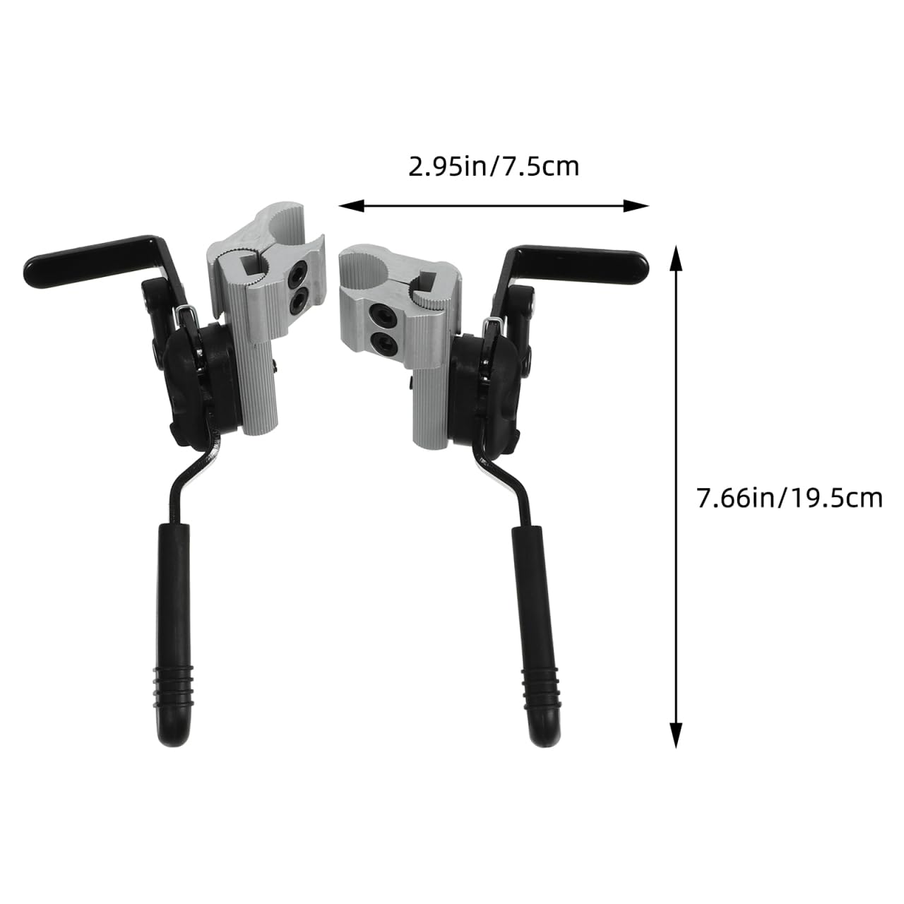 2 Unidades de Freno eléctrico para, Mangos de extensión de Freno prácticos, palancas de Freno, componentes de Freno para, Frenos para