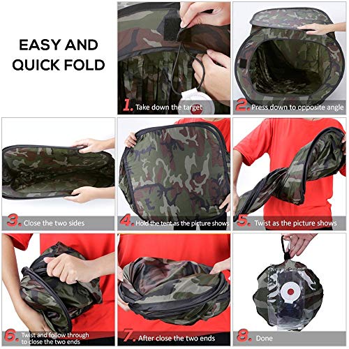 Antpower Reusable Bb Trap Net Auto Pop-Up Shooting Target Tent Foldable Pellet Bb Target Holder Case #TOP3