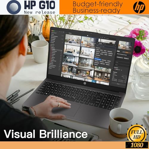 Image of HP 255 G10 Business Laptop for Home or Work, 2026 Edition, Ryzen 5 7530U, 32GB RAM, 512GB SSD, 15.6 inch Full HD, HDMI, Windows 11 Pro with Office 365 for The Web, w /o Mouse