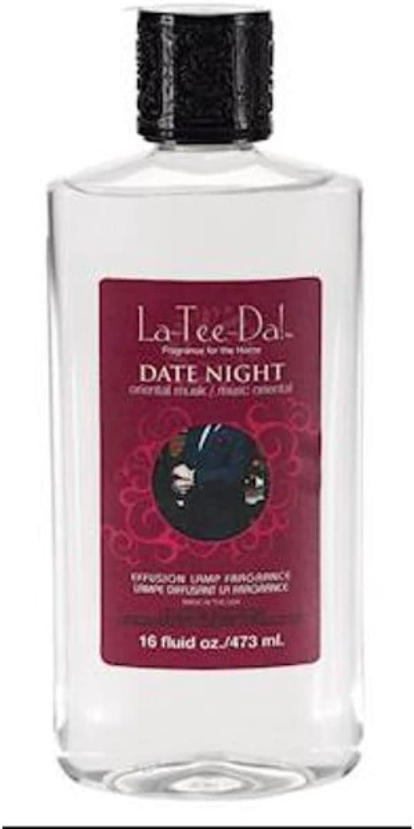 LaTeeDa Effusion and Fragrance Lamp Oil Refills 16 oz DATENIGHT