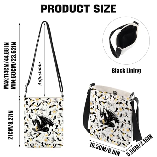 JNIAP Tairn Crossbody Bag Tairn & Andarna Gifts We Do Not Eat Our Allies Dragons Rider Shoulder Bag2