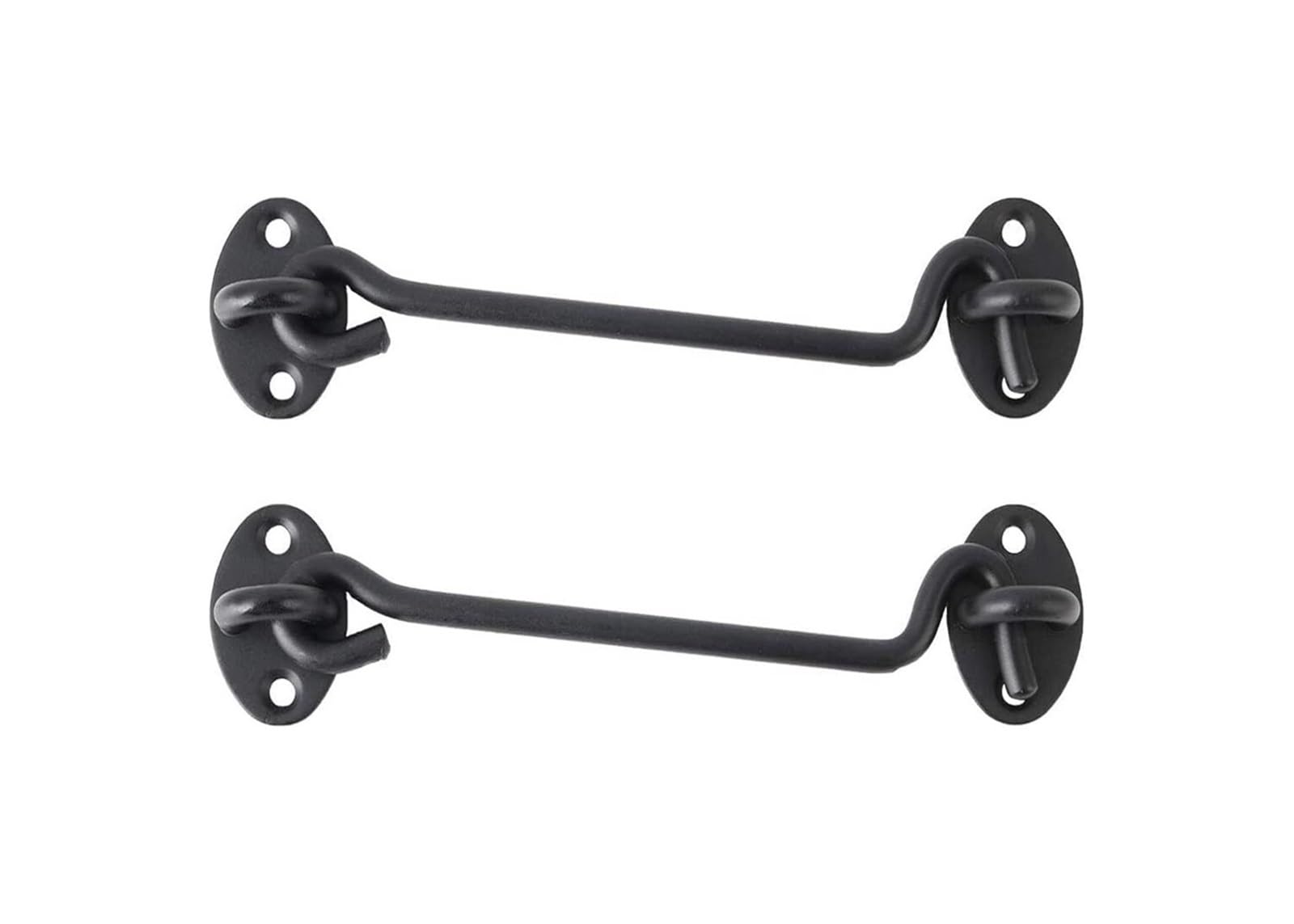Pestillo de gancho y ojo. Juego de gancho y pestillo cabina acero inoxidable, multicolor, 3-16 pulgadas, 2 piezas(3 Inch)