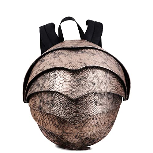 Sac à bandoulière/Sac à bandoulière/Sac à Dos d'étudiant/Beetle Sac à Dos/Snake en Cuir Sac Sac à Dos (Couleur: Brown) zhengzilu (Color : Brown) Cover