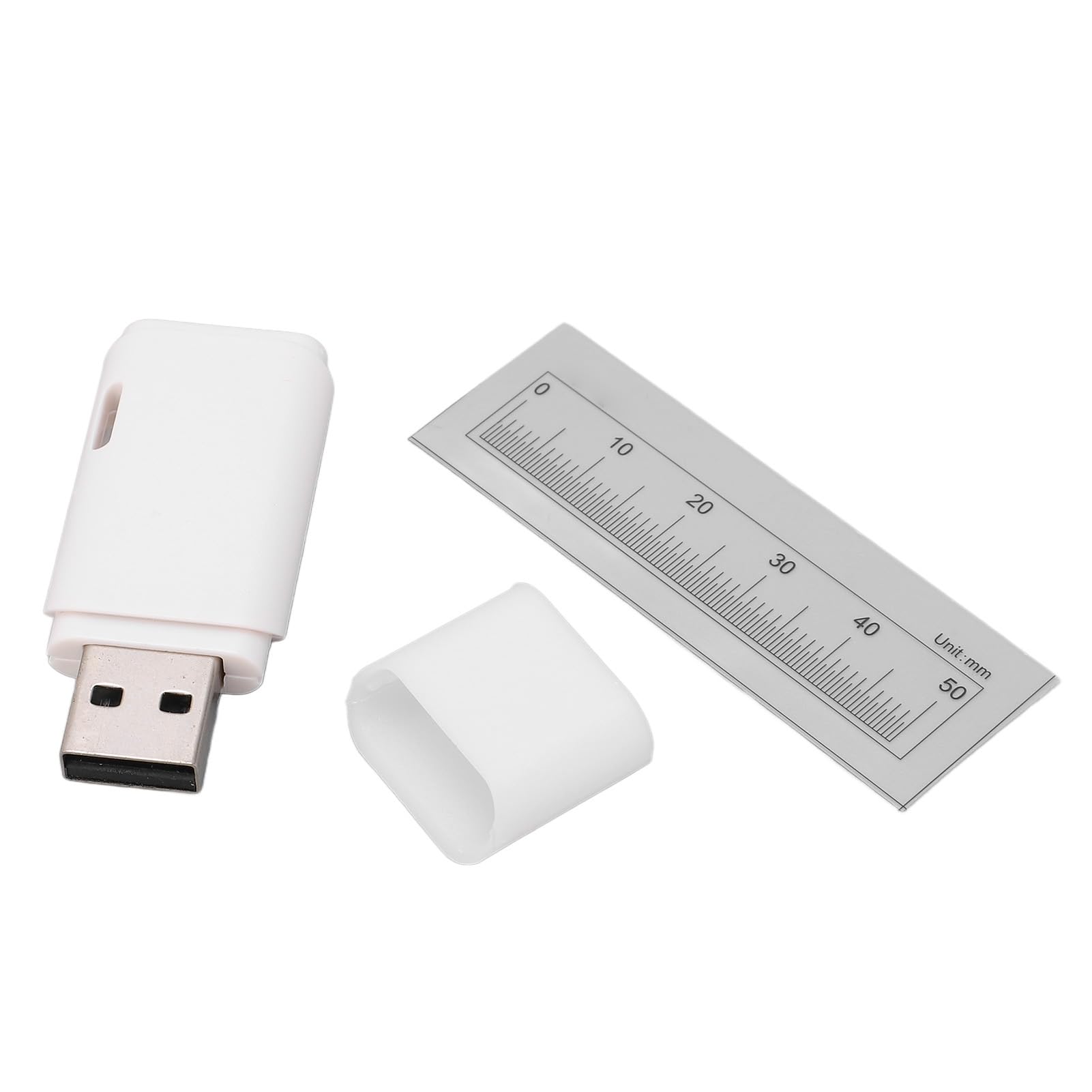Otoscopio wireless per orecchio da 1 MP con risoluzione 1280 x 720 con connessione WiFi - Messa a fuoco regolabile e sorgente luminosa a LED a bassa temperatura per la rimozione